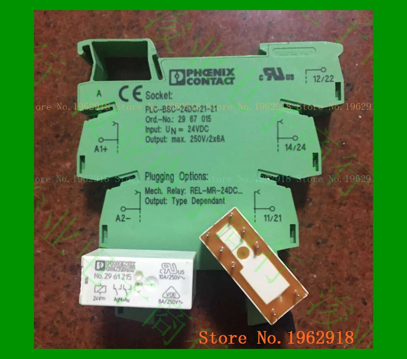 

No.2961215 24VDC and The base PLC-BSC-24DC/21-21