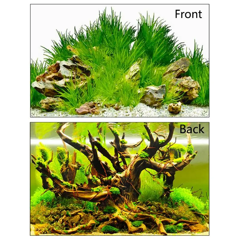 Фон для фотографирования с изображением аквариума 3D двухсторонний морской