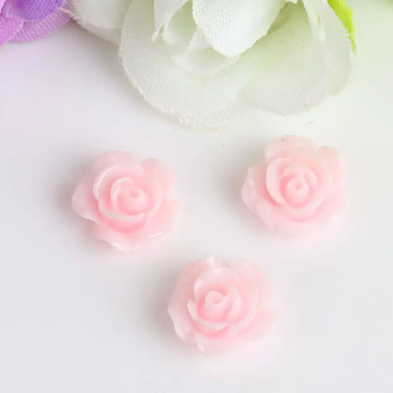 pink-10pcs 5 шт./упак. черный, Белый Цвет Розовое Стразы нейл-арта украшения 3d в виде лепестков, с тиснением и изображением Скульптура, с украшением в виде цветка Красота аксессуары для маникюра - Цвет: pink-10pcs