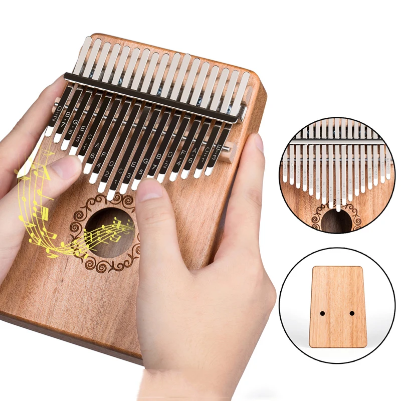 

Kalimba 17 Keys Thumb Piano Finger Piano High Quality Wood Acacia Music Instrument Mahogany Wooden Mbira Musical Instrumentos