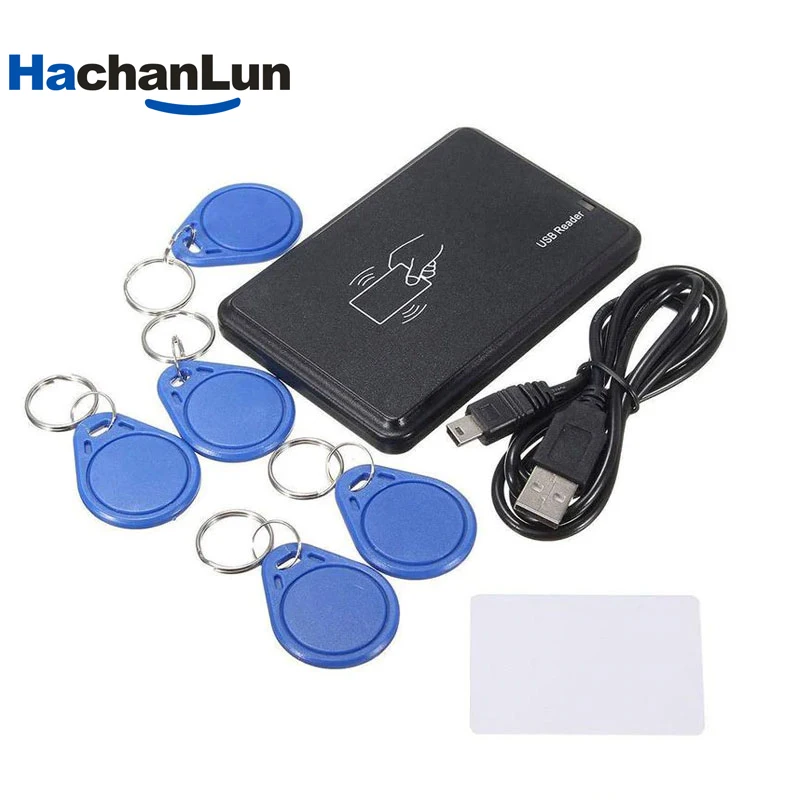 Программатор для смарт-контроля доступа RFID 125 кГц EM4305 T5577 USB-кардридер Дубликатор