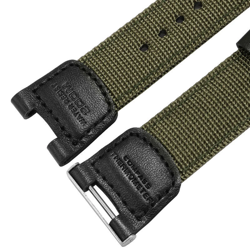 

Nylon Watchband for SGW-100 SGW100 Waterproof Strap Replacement Driving Sport Watch Accessories
