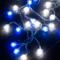 toprex 10m xmas snowball lights string chrsitmas lights outdoor party decoration garland light decor
