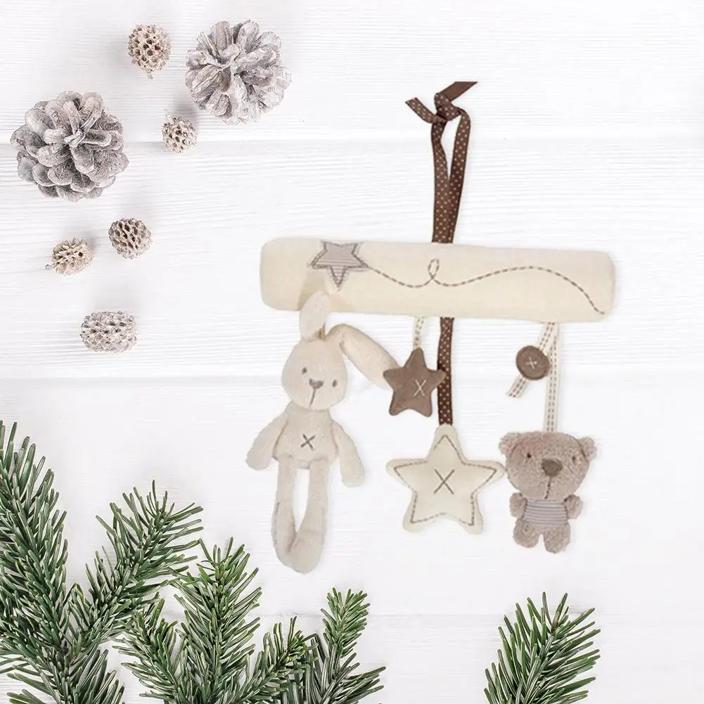 Детский музыкальный погремушек в коляску подвесной виде мультяшных животных