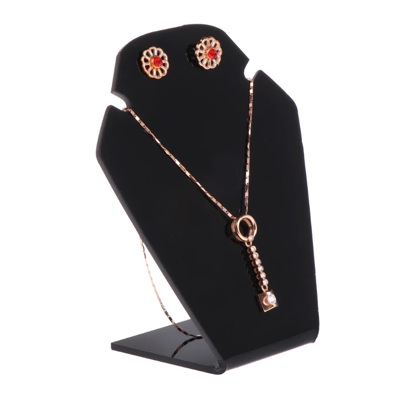 

Витрина для ювелирных изделий, 1 комплект, полка для ожерелий, серьги-гвоздики, подставка-держатель, витрина, Новинка