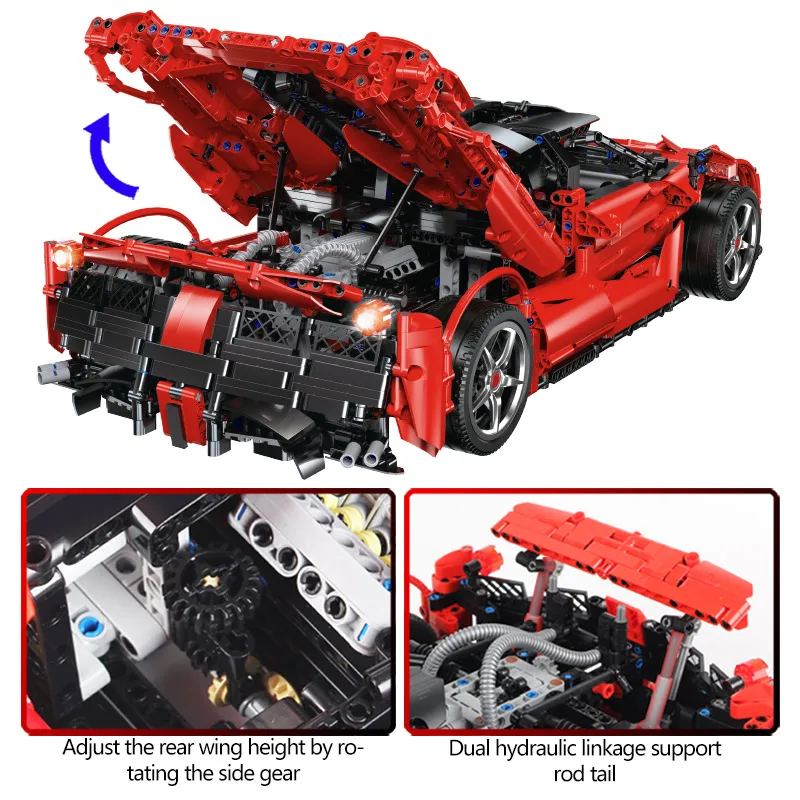 3260PCS City Remote Control MOC Sports RC /non-RC Car Building Blocks for Technical Motor Power Racing Bricks Toys Children | Игрушки и