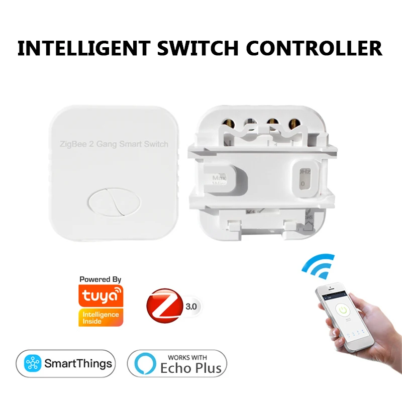 

Умный выключатель Tuya ZigBee, сенсорный выключатель с поддержкой Wi-Fi и голосового управления