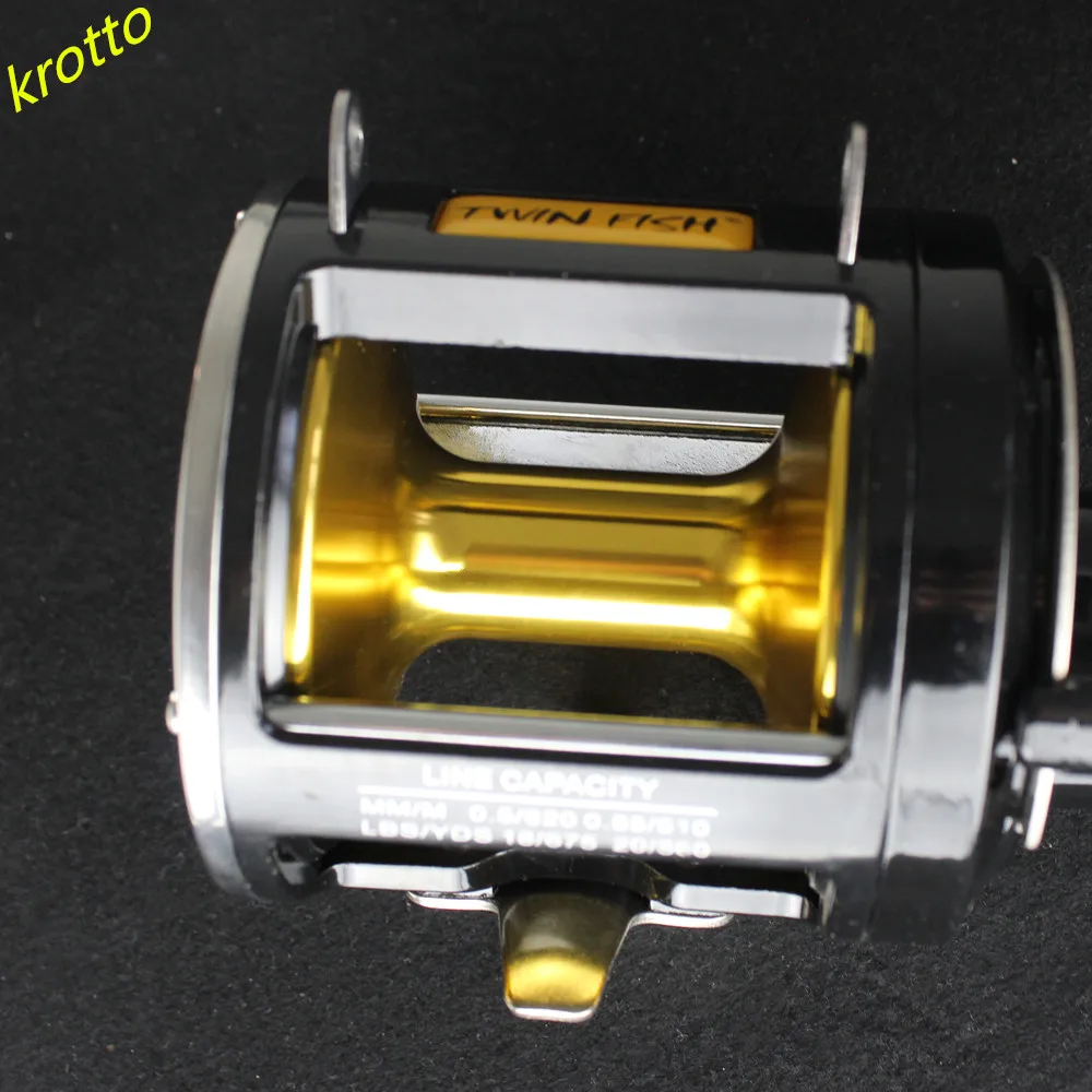 3.4:1 12000 Right Hand 8 Bearings Saltwater Fishing Reels Deep Sea Trolling Drum Reel Max Drag 25kg | Спорт и развлечения