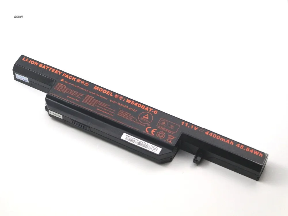 7XINbox 11,1 V 4400 мА/ч, W540BAT-6 6-87-W540S Батарея для CLEVO W540EU W54EU W550EU W550SU W55EU 6-87-W540S-427 6-87-W540S-4U4
