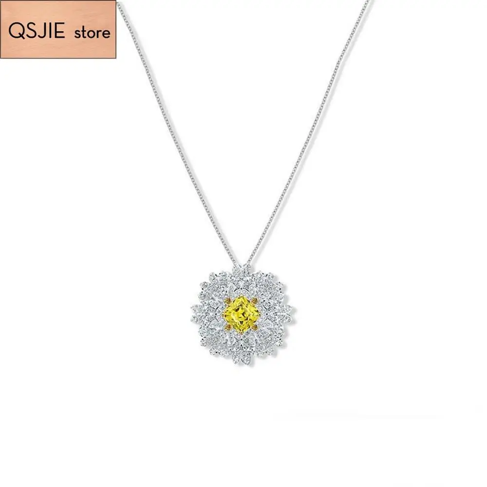 

2022 High quality SWA new. Elegant Daisy sweater chain for both. Flower women's sweater Necklace Charming fashion jewelry