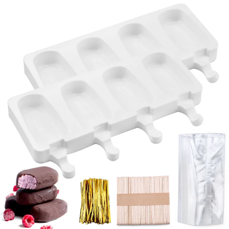 

Ice Cream Cakesicle Popsicle Mold Magnum Silicone Mold For Baking Cake Mould With Stick Tools Pastry Form Accessories