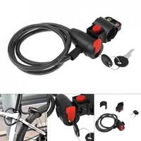 universal anti theft bicycle lock bike cycle heavy duty coil combination security lock steel spiral cable bicycle lock