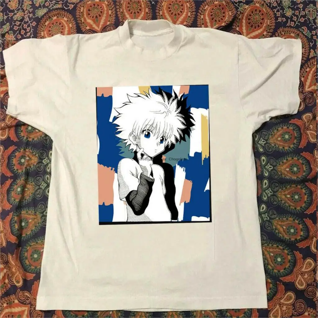 Hunter X Gon Killua HXH Аниме Манга Подарочная футболка | Футболки и поло