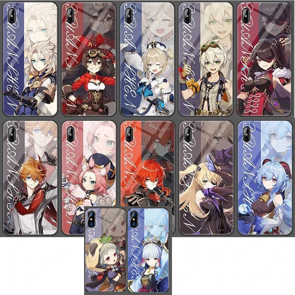 Genshin Impact Anime Zhongli Frosted Case For Xiaomi Redmi Note 9T 9S 9 8 K40 Pro 8T 8A 9A 9C 7 7A 6 6A Black Shell Cover Coque |
