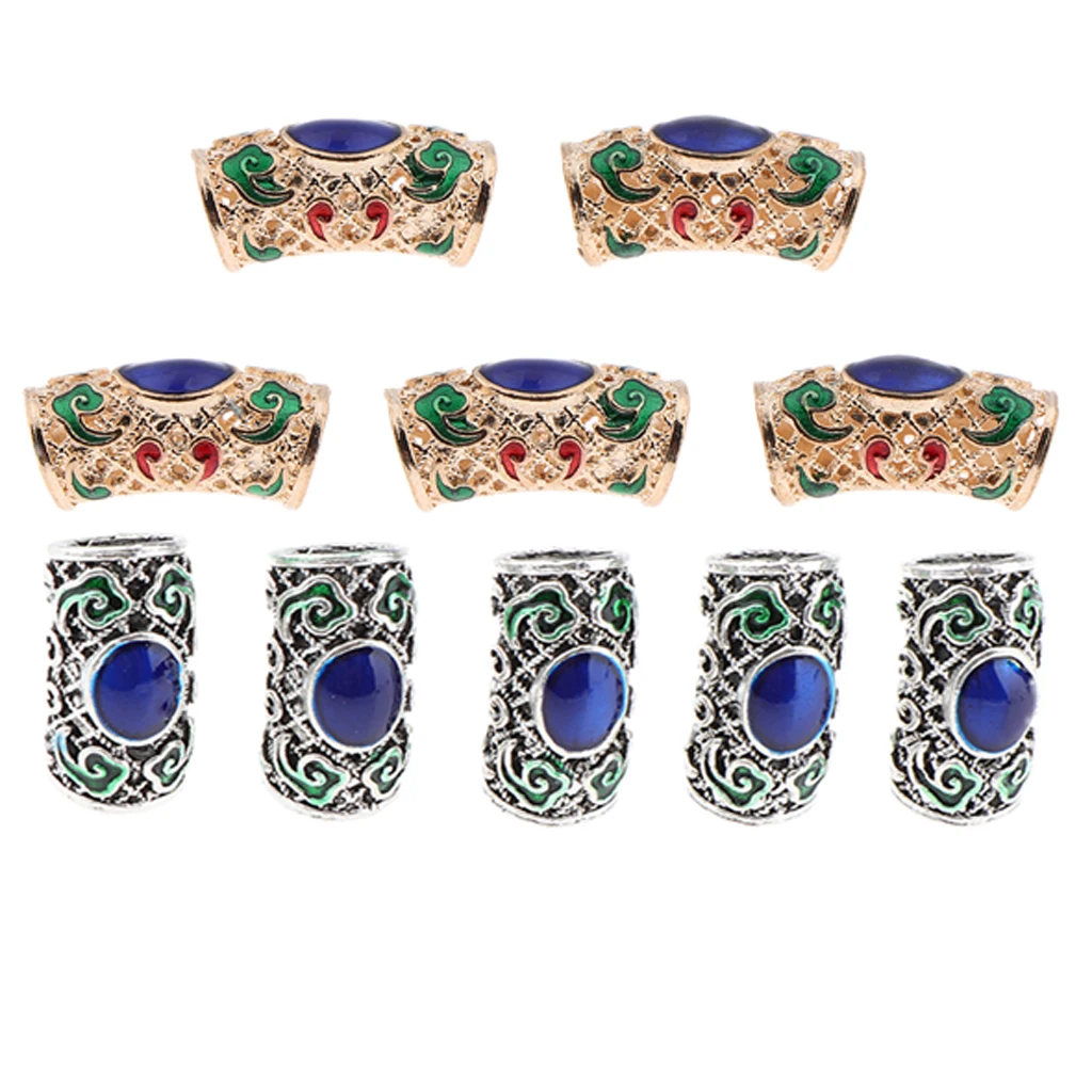 10 шт. антикварные зажимы для волос в оплетке | Шиньоны и парики