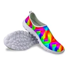 Туфли женские сетчатые на плоской подошве, Повседневные Легкие, без шнуровки