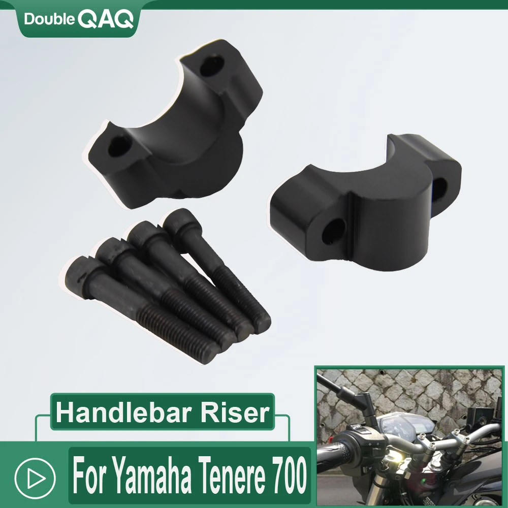 

Motorcycle Accessories For Yamaha Tenere 700 TENERE 700 Tenere700 Handlebar Risers Mounting Mount Riser CNC Billet Aluminum