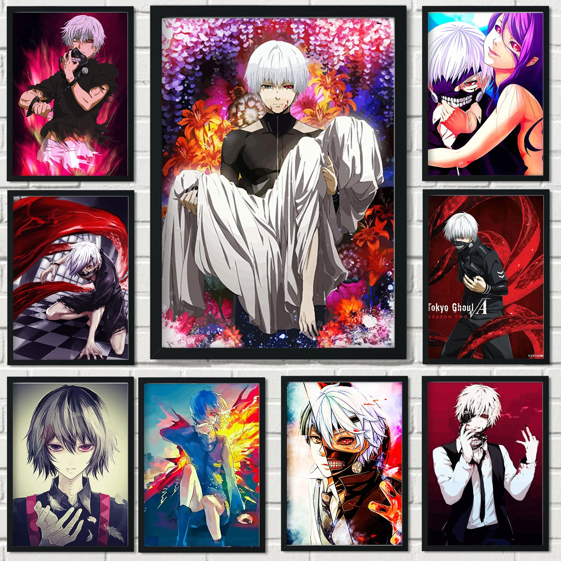 

Набор для рисования по номерам на холсте «Токийский Гуль», 50x70 см