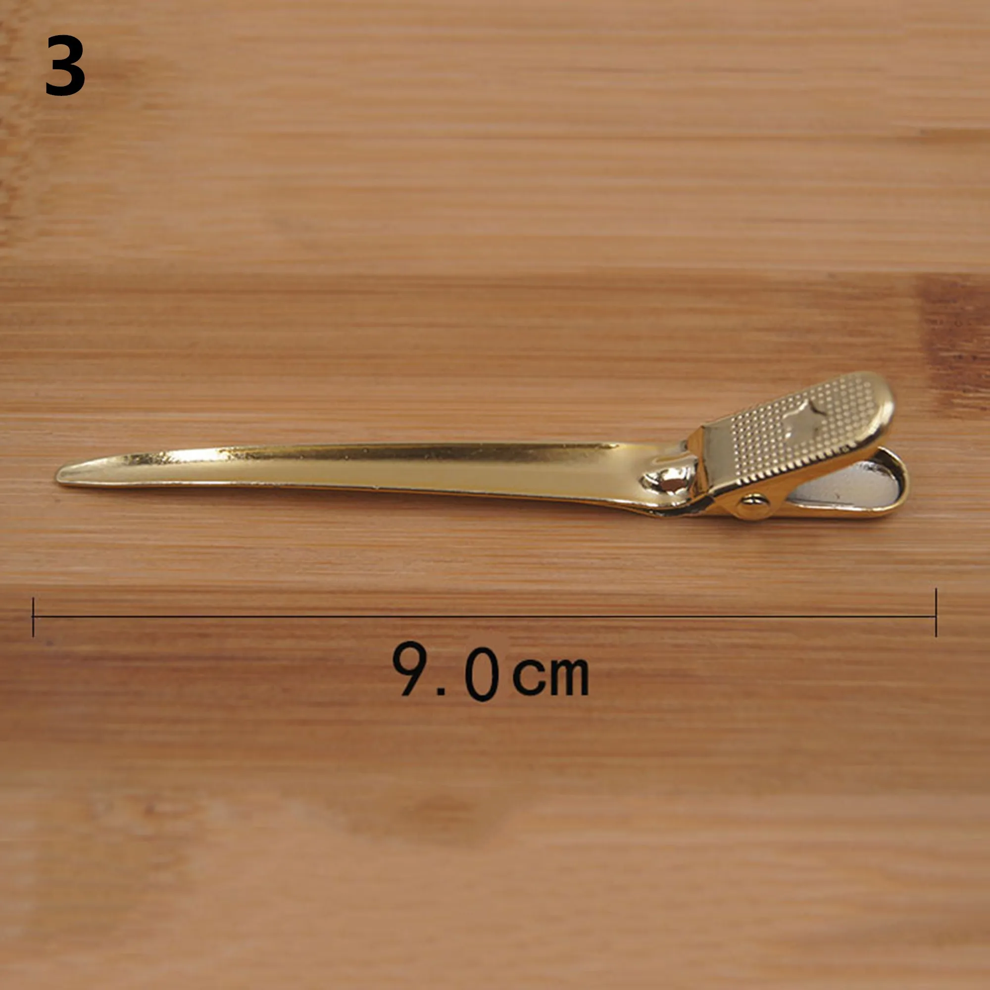 6 шт./лот цветной стальной зажим для парикмахерской разделения a word в форме