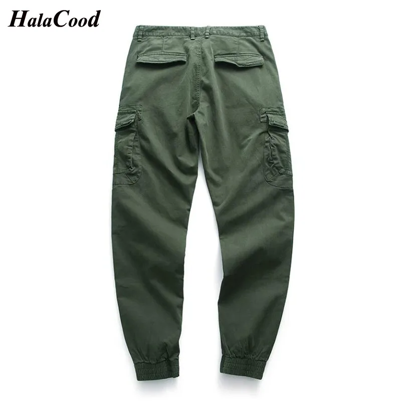 

HALACOOD Fashion Brand Japanese Streetwear Cargo Pants Plus Size Trousers Man Multi-Pocket Punk Techwear Pants Male Joggers Men