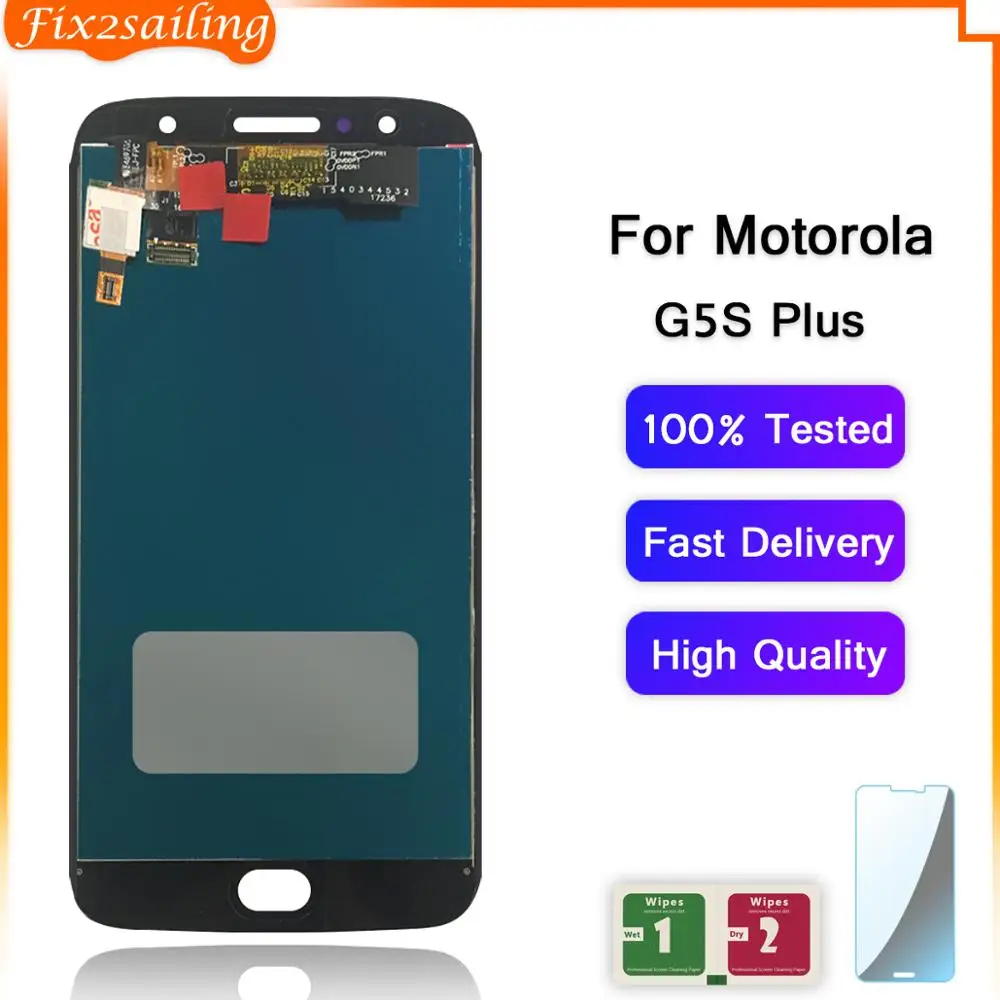 Для Motorola MOTO G5s plus XT1802 XT1803 XT1805 XT1806 Новый сенсорный ЖК экран дигитайзер стекло в