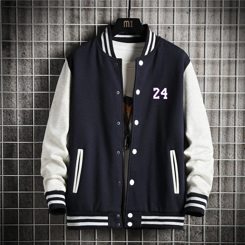 Мужская куртка-бомбер из натурального хлопка в стиле пэчворк 12 цветов |