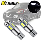 2x аксессуары для авто T10 W5W led светодиодные Canbus автомобильные лампы для Nissan Juke 2011 2012-2015 без ошибок 3030SMD аксессуары парковочные огни габаритные огни белые