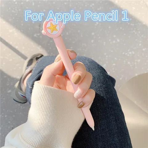 Милый чехол с кошачьими крапанами для Apple Pencil 2/1, чехол для планшета iPad, стилус для сенсорного экрана, мультяшный защитный чехол, цветочные чехлы для карандашей