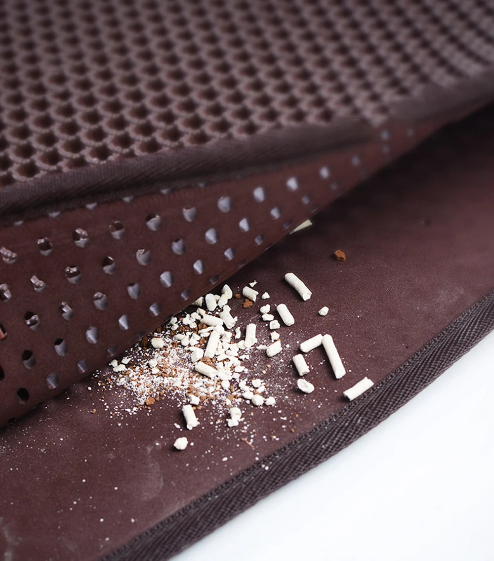 

Cat Litter Mat EVA Double-Layer Pet Cat Litter Trapper Mats with Waterproof Bottom Non-slip Pet Litter Cat Mat Layer kattenmand