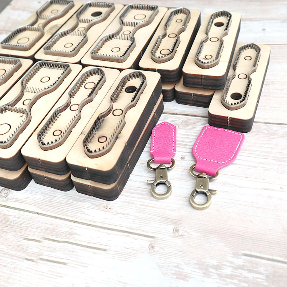 Дешево Сделай Сам кожаное ремесло холщовая пряжка для ремня соединение кожаный нож для высечки форма металлический Дырокол инструмент 2 дизайна