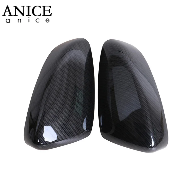 Цветные зеркала заднего вида из углеродного волокна ABS отделочная крышка чашка