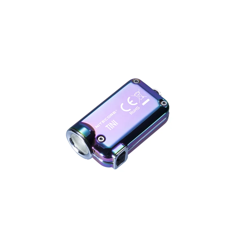 Nitecore TINI SS USB TINISS перезаряжаемая стальная светодиодная подсветка ключа CREE XP-G2 S3 LED