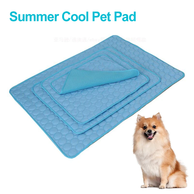 

Pet Sofe Mat Summer Spring Car Seat Non Slip Cool Ice Silk Dog Bed For Small Medium Big Dogs Non Stick Hair Cats Pad Pet Supplie