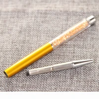 fashion selling silver fountain pen jinhao m nib gold trim removable ink converter