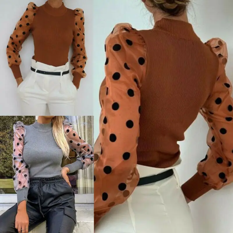 Женские облегающие футболки с длинным рукавом Осенние однотонные топы высоким