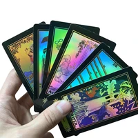 high quality holographic tarot cards board game 78 pcs shine cards full english edition for astrologer english rules child gifts