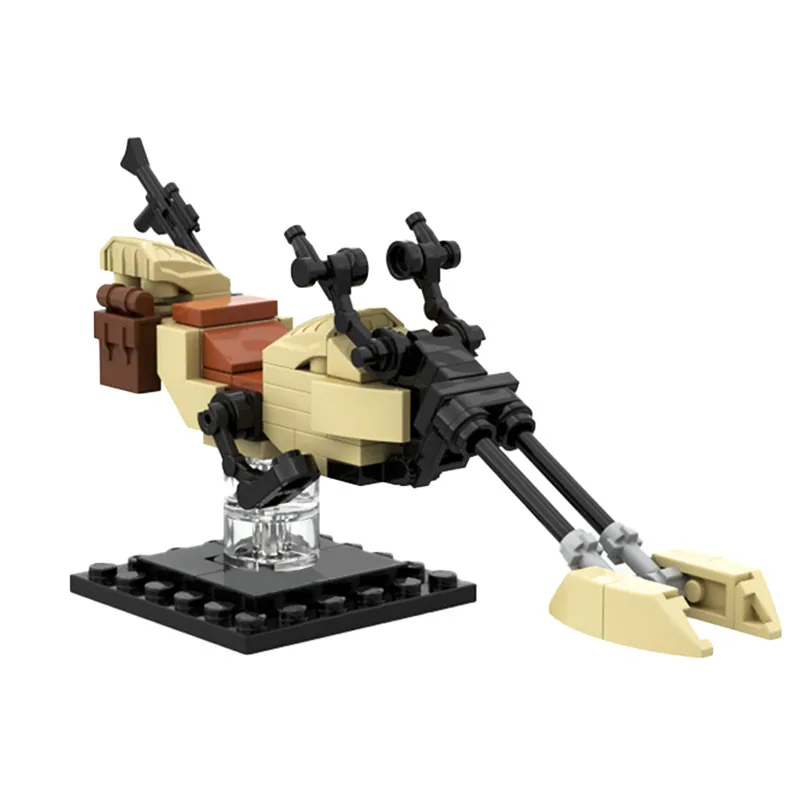 

Star Movie Figures Speeder Bike Building Blocks High-tech Space Motorcycle Airship Model Bricks Toys for Children Birthday Gifts