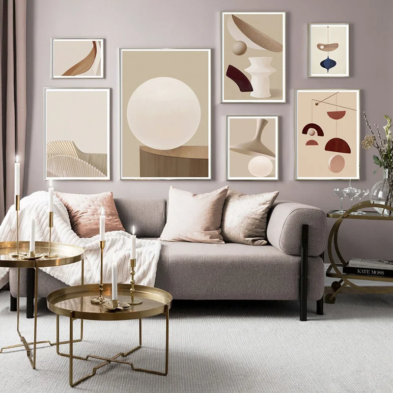 

Minimalism Abstract Geometric Creative Canvas Painting Wall Art Nordic Posters and Prints Wall Pictures for Living Room Decor