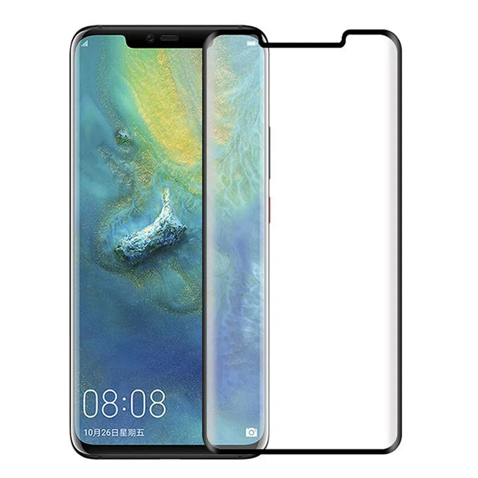 9D полное покрытие изогнутое закаленное стекло для huawei mate 20 30 Pro защита экрана на
