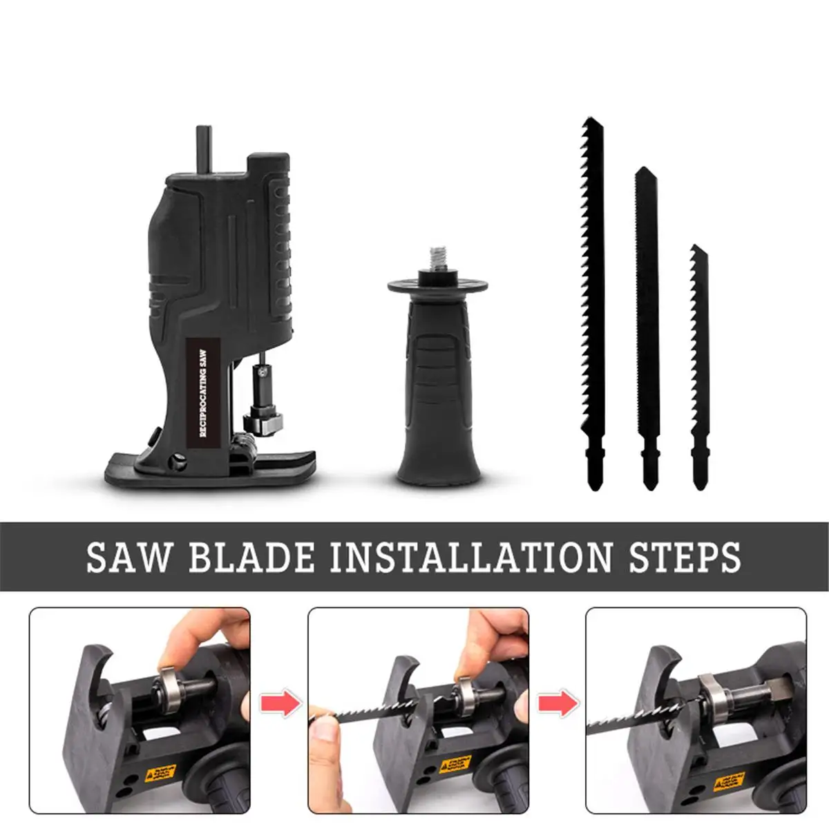 portable reciprocating saw adapter electric drill modified electric saw power tool wood cutter machine attachment adapter free global shipping