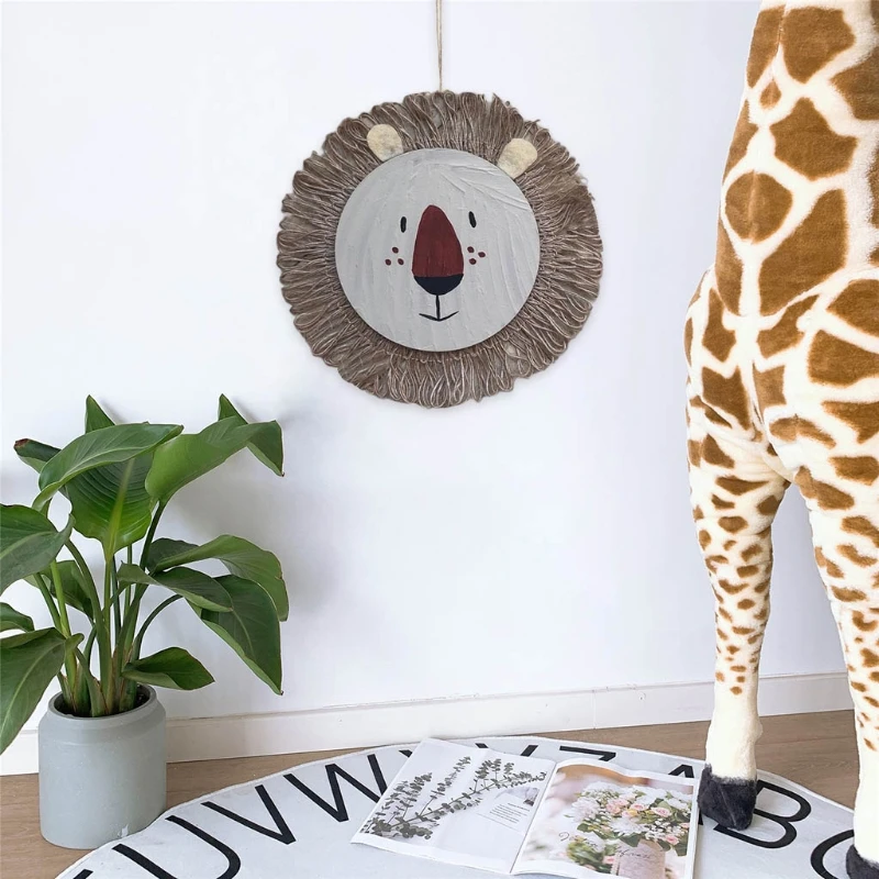 

Cotton Woven Animal Wall Hanging Good Gift That Can Be Given to Children J60B