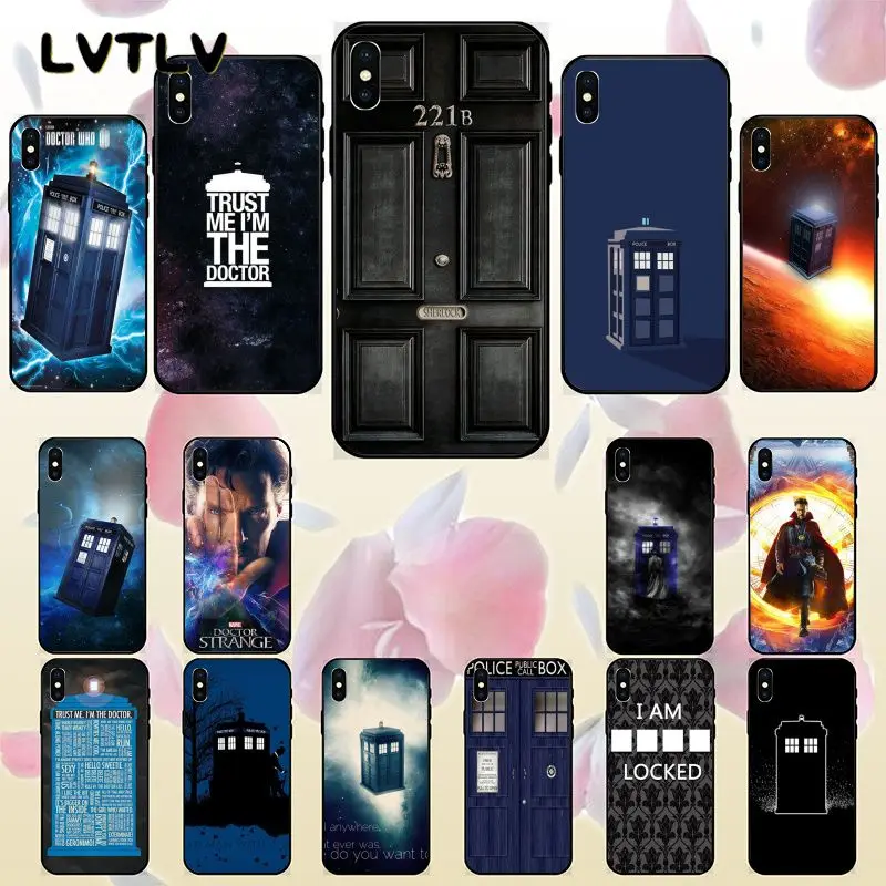 Шерлок 221B DIY печать рисунок чехол для телефона крышка оболочка iPhone 11 pro XS MAX 8 7 6 6S Plus