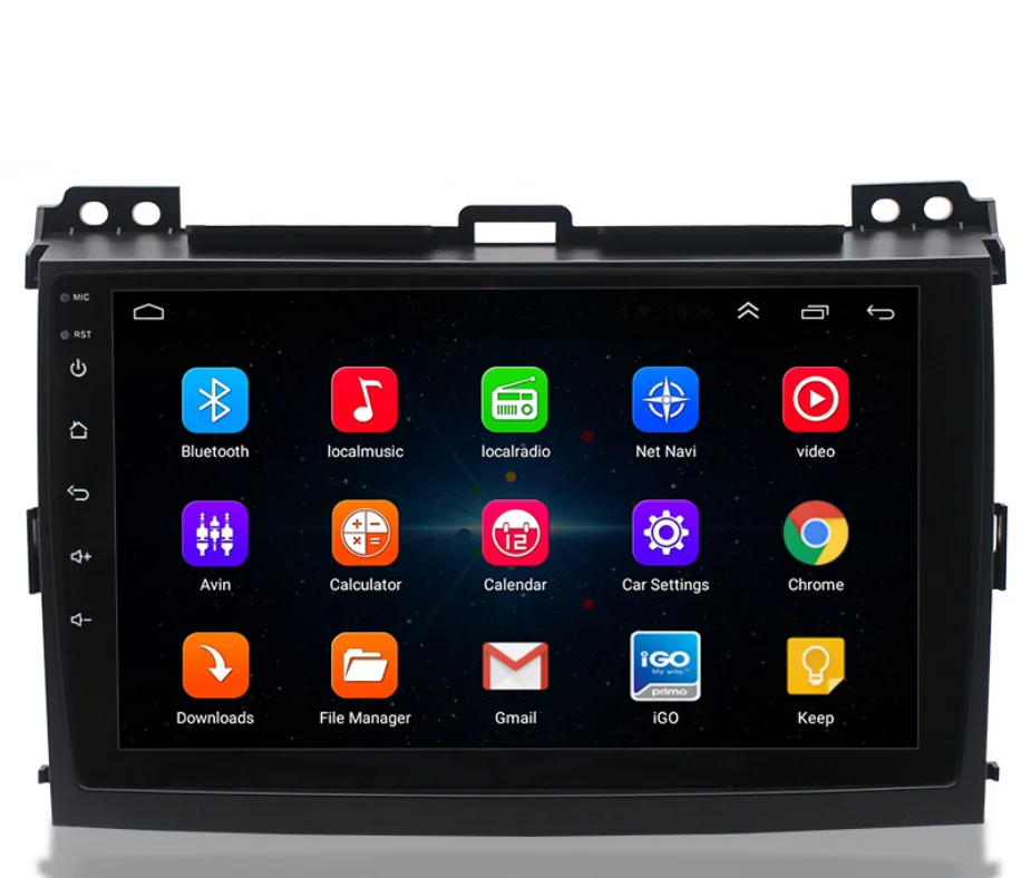 Мультимедийная магнитола 2din для игрушек ota Prado 120 2004 2009 Land Cruiser LC120 GX47 GPS