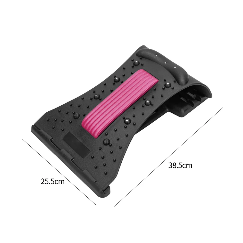 

Acupuncture Massager Back Stretcher Fitness Lumbar Support Pain Relief Corrector Chiropractic Relaxation Lumbar Relief