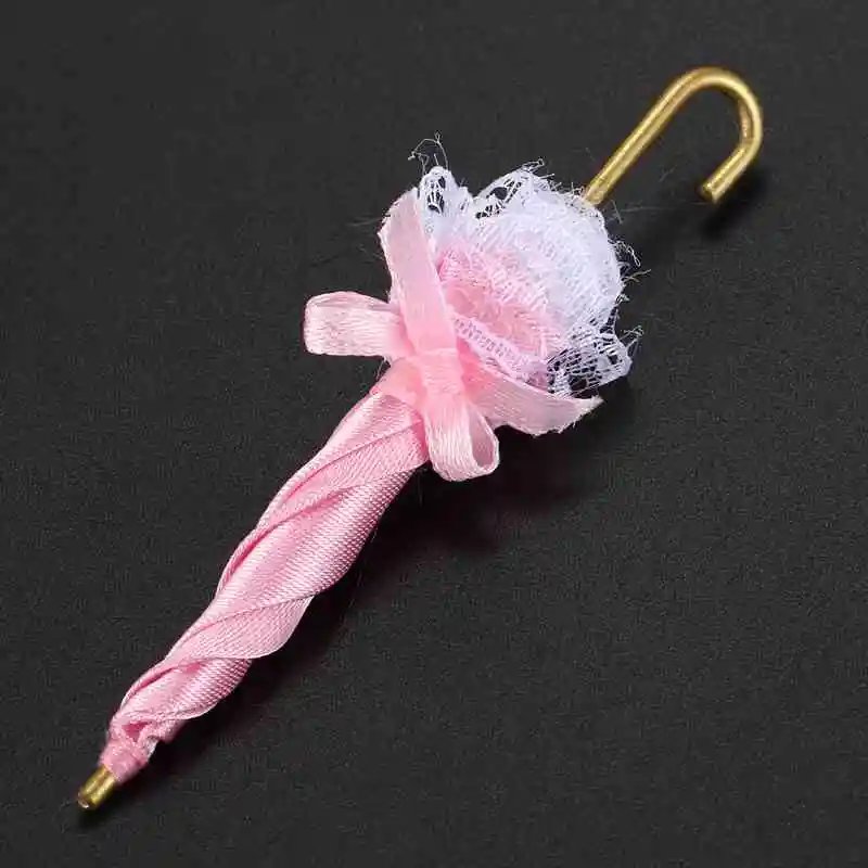 1/12 кукольный домик миниатюра Королевский дамское кружевное декоративный зонтик