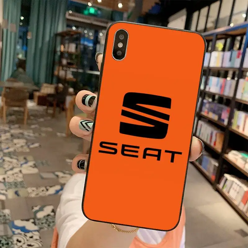 Чехол для телефона CUTEWANAN с логотипом испанского автомобиля мягкий силиконовый