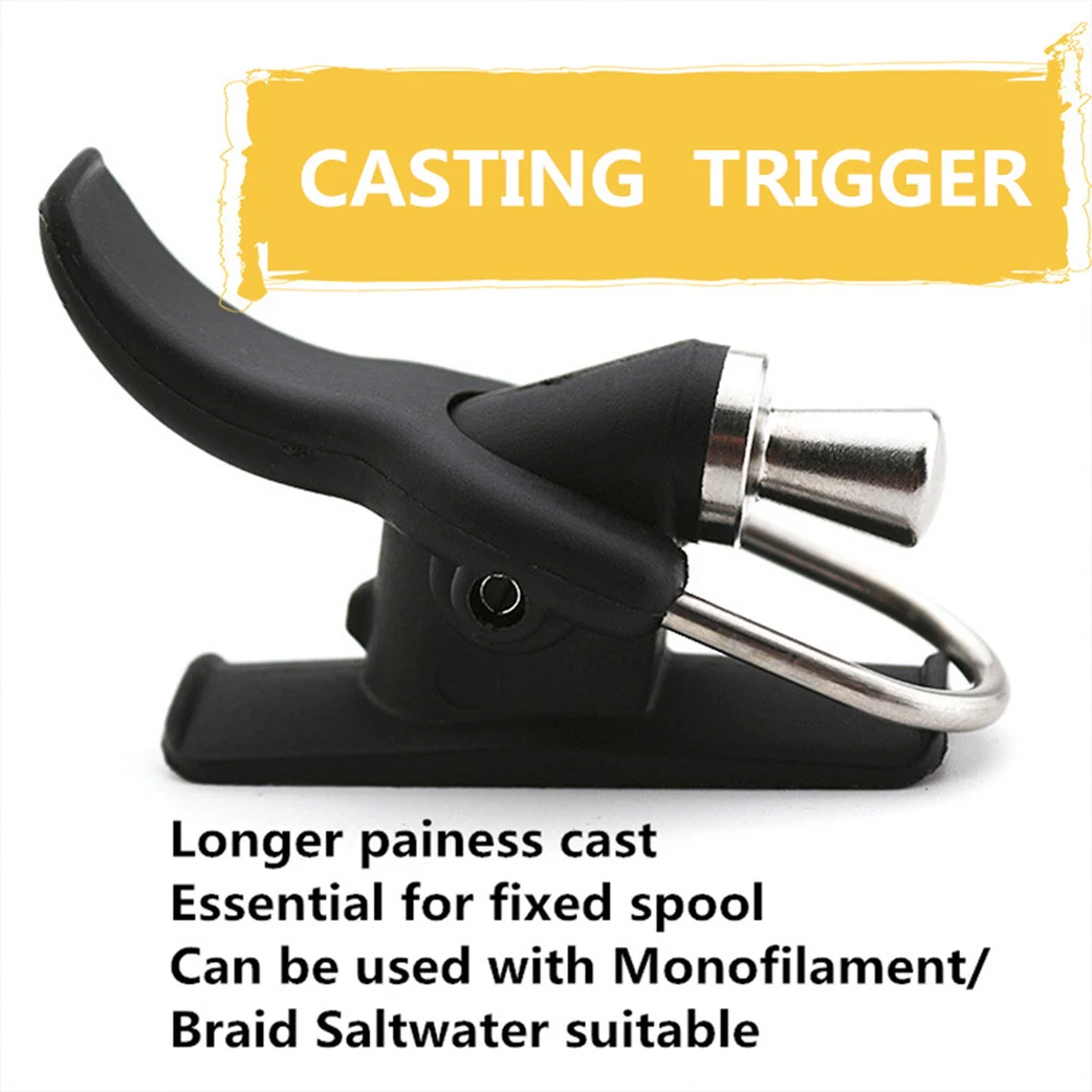 Breakaway Cannon Marine Fishing Launch Gun Clamp Thumb Button Surfing Casting Trigger Barrel Clip Fish Finger Protector Tool | Спорт и