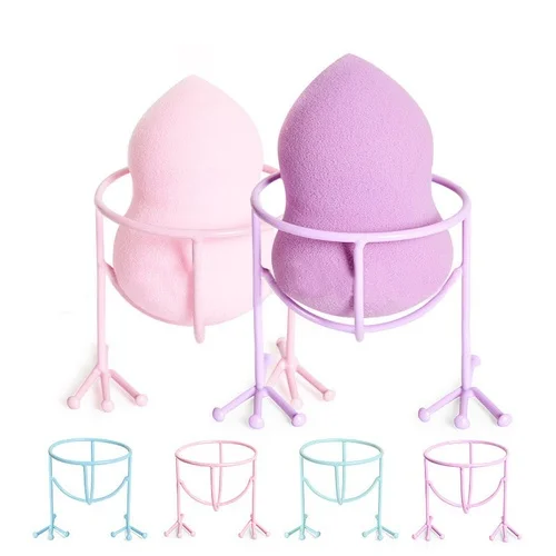 

1 Pc Powder Puff Stand Holder Make Up Sponge Organizer Shelf Chicken Feet Shape Makeup Cosmetic Tool（color random）
