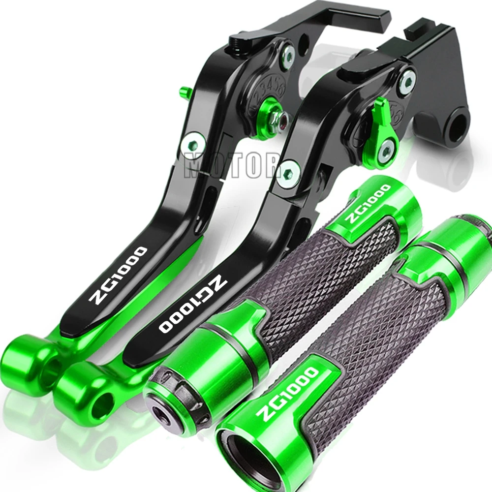 

Motorcycle CNC Brake Clutch Levers Handlebar Grip Handle Hand Grips For Kawasaki ZG1000 CONCOURS 1992 1993 1994 1995 1996-2006