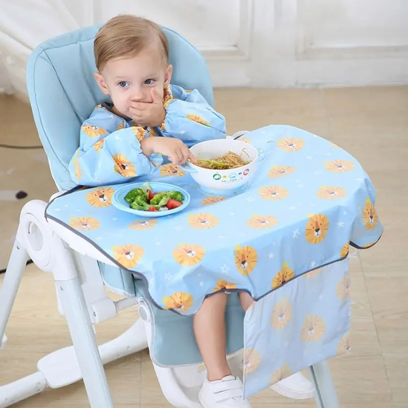 

Newborns Bib Table Cover Dining Chair Gown Waterproof Saliva Towel Burp Apron D08C